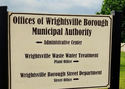 Wrightsville Borough Municipal Authority Sign