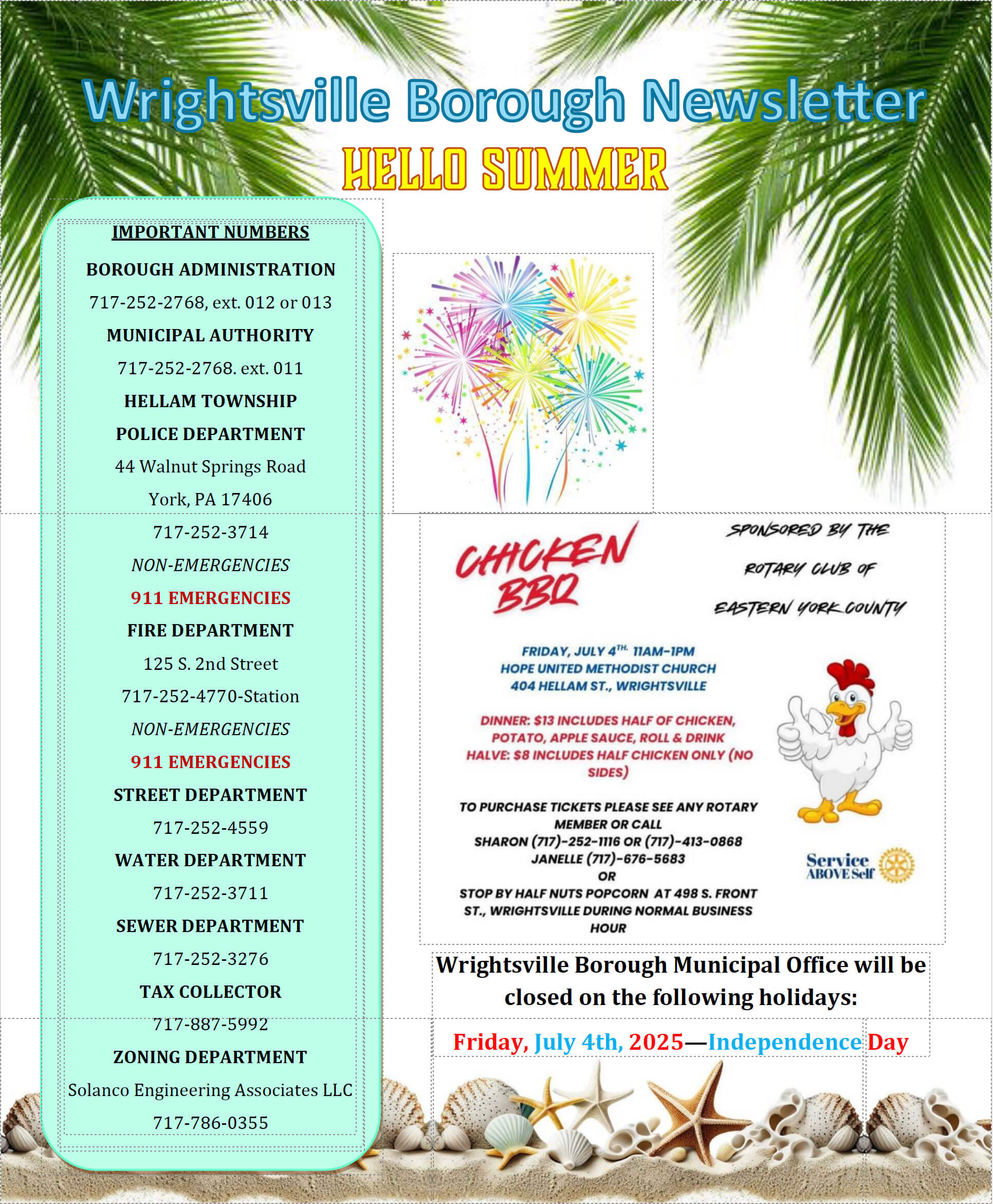 Summer 2025 Newsletter Cover